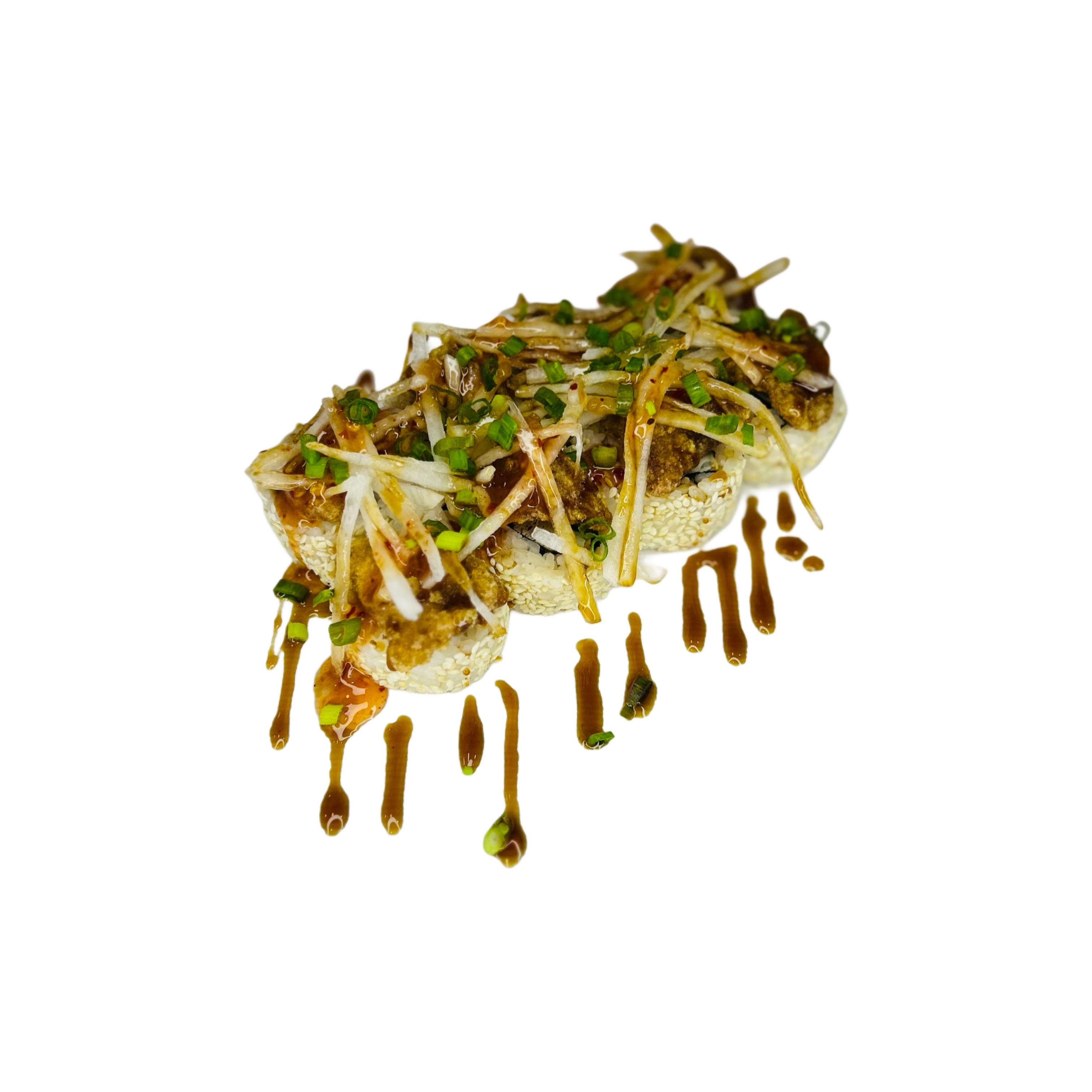 Авторский ролл с свининой и дайконом