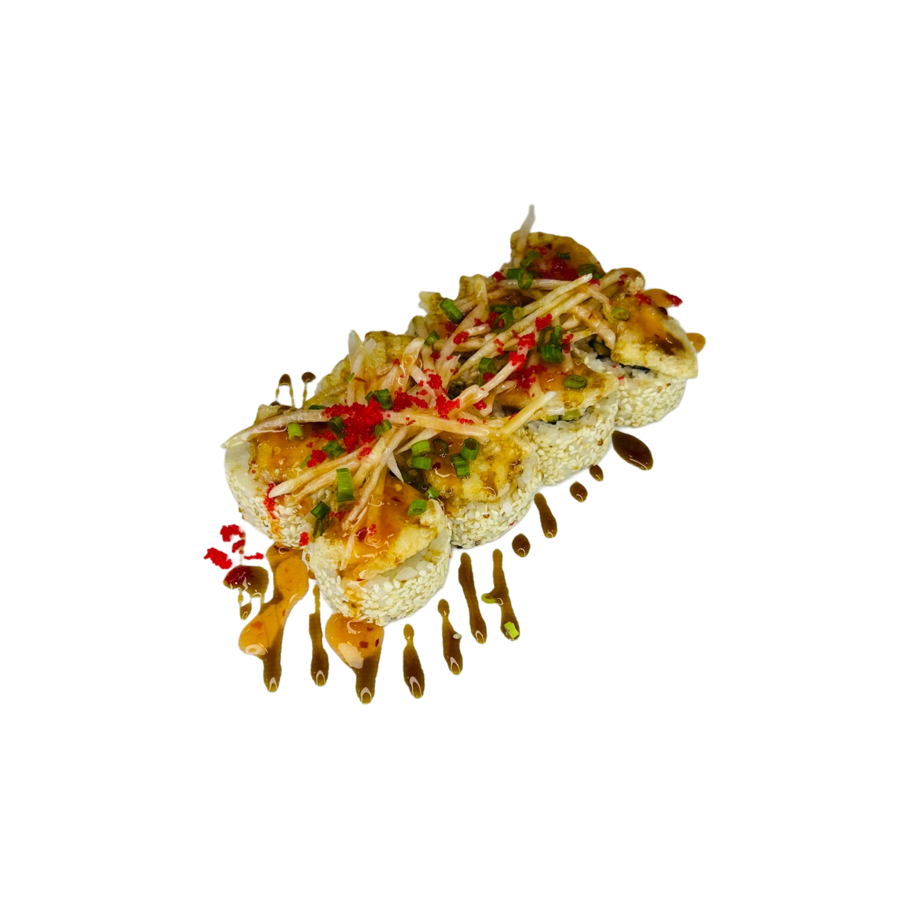 Авторский ролл с курицей и дайконом