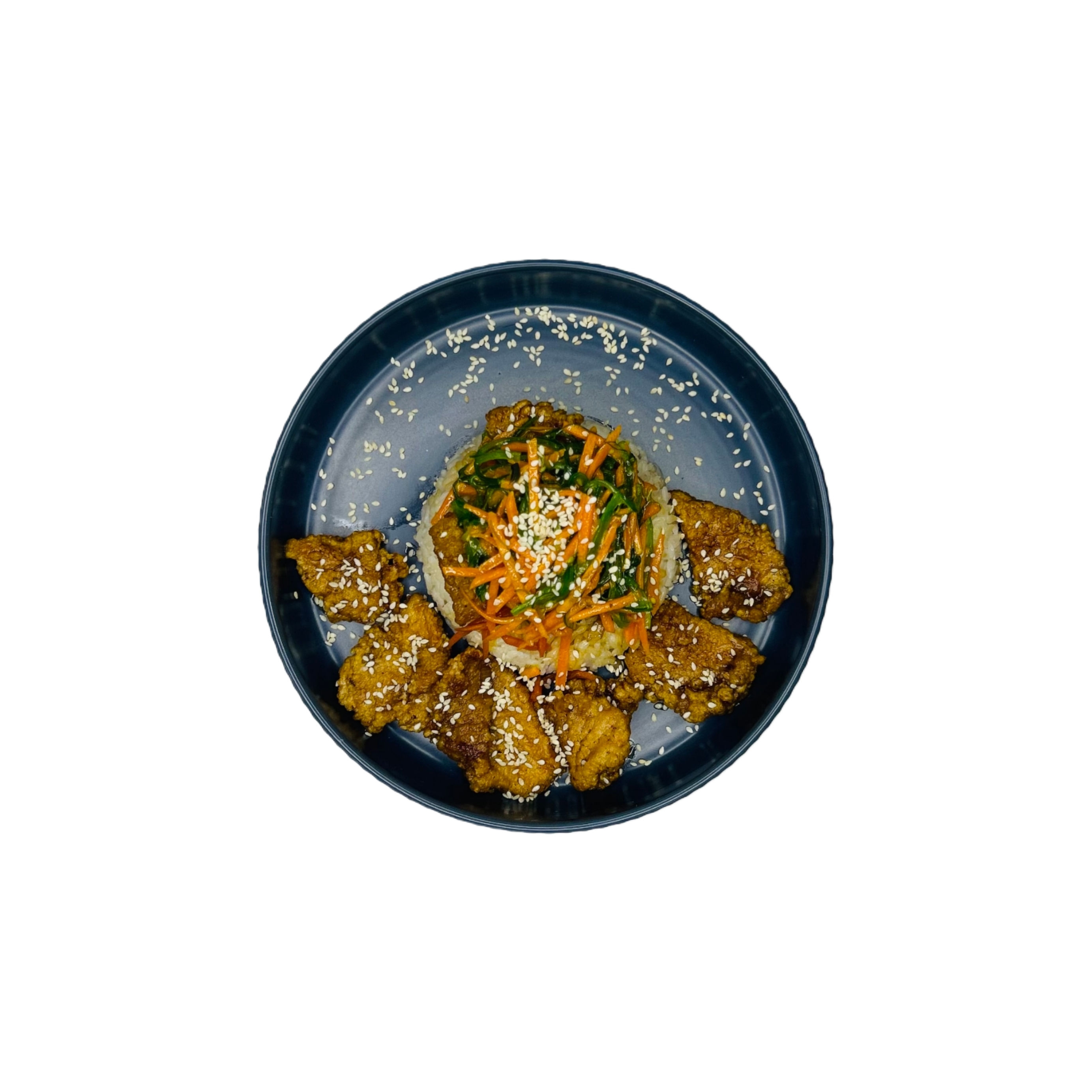 Свинина по китайски с чукой-морковью и рисом