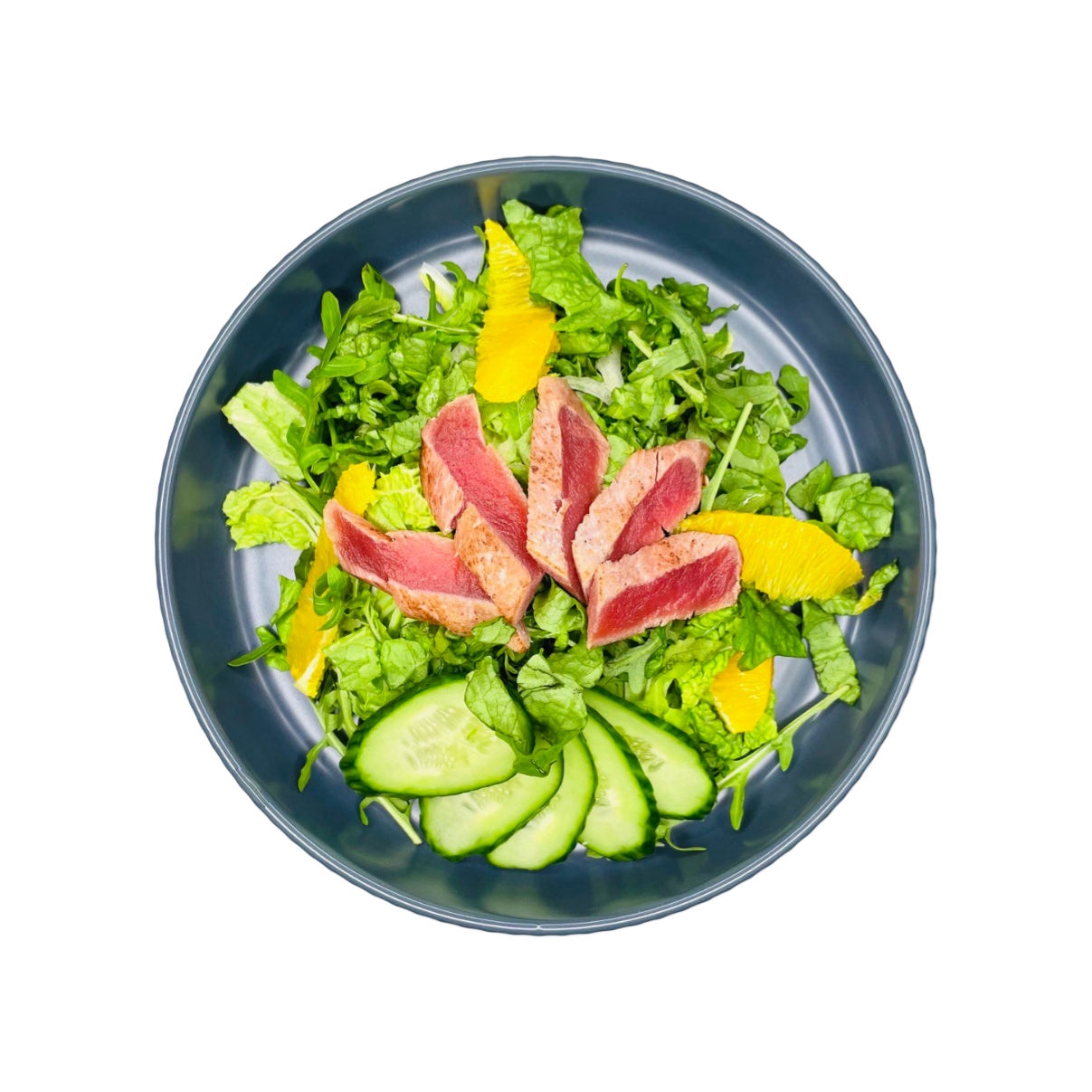 Салат с опаленным тунцом