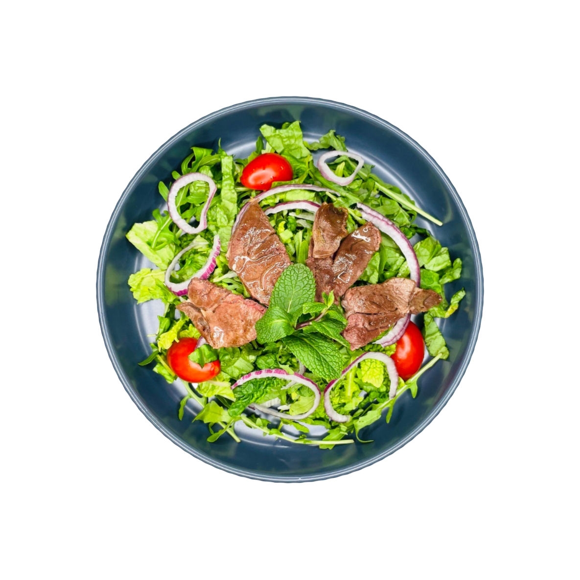 Салат с мраморной говядиной