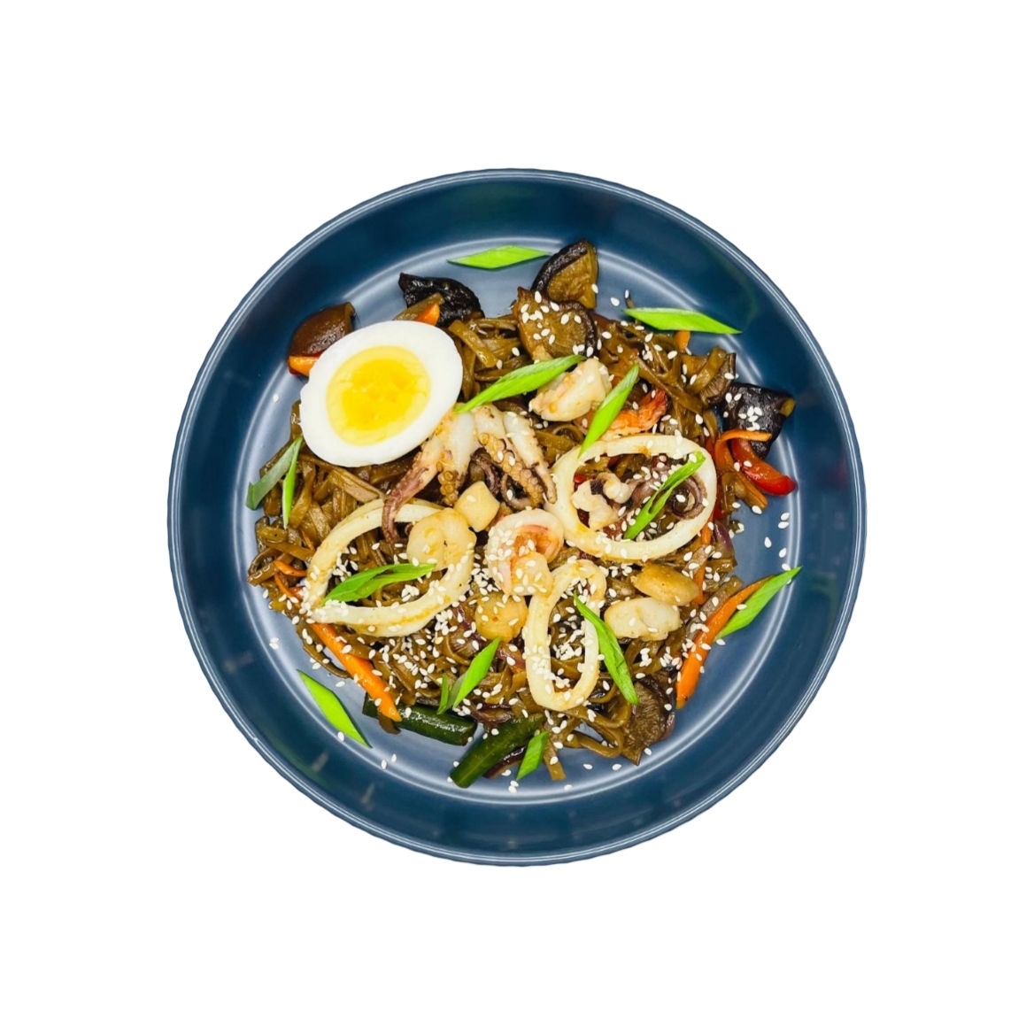 Соба с морепродуктами