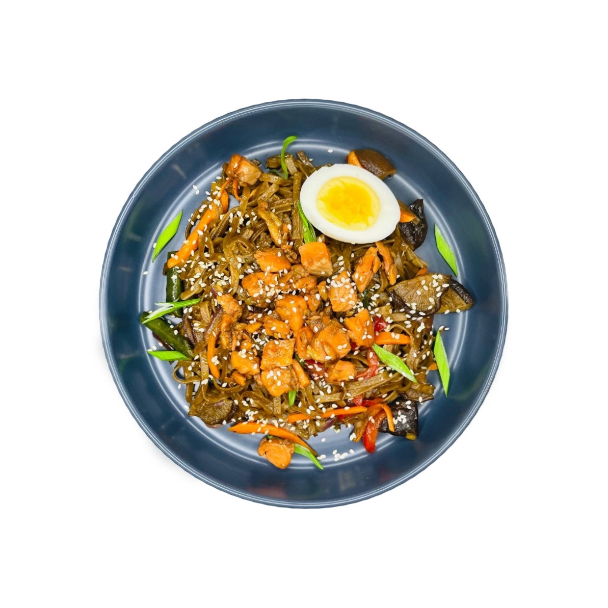 Соба с лососем