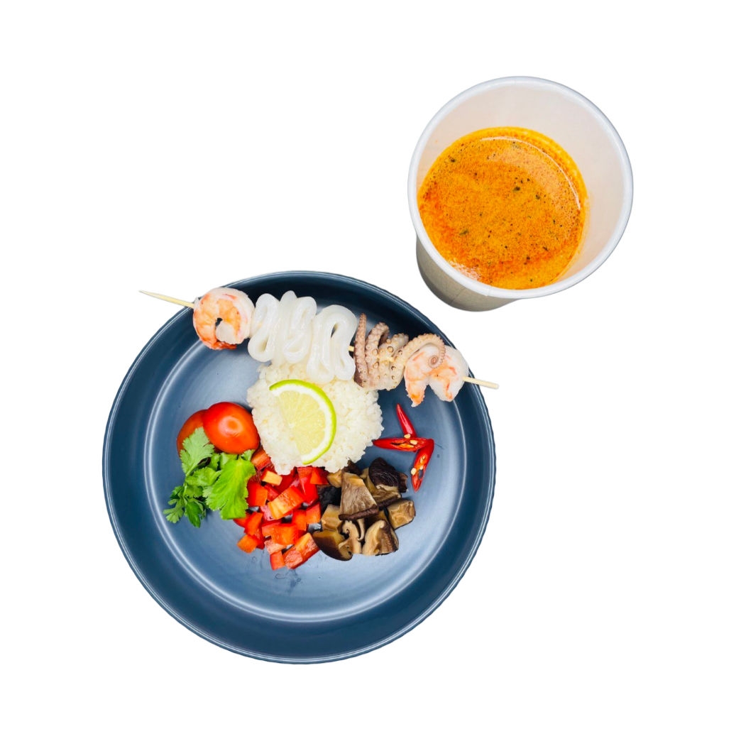 Том-ям с морепродуктами