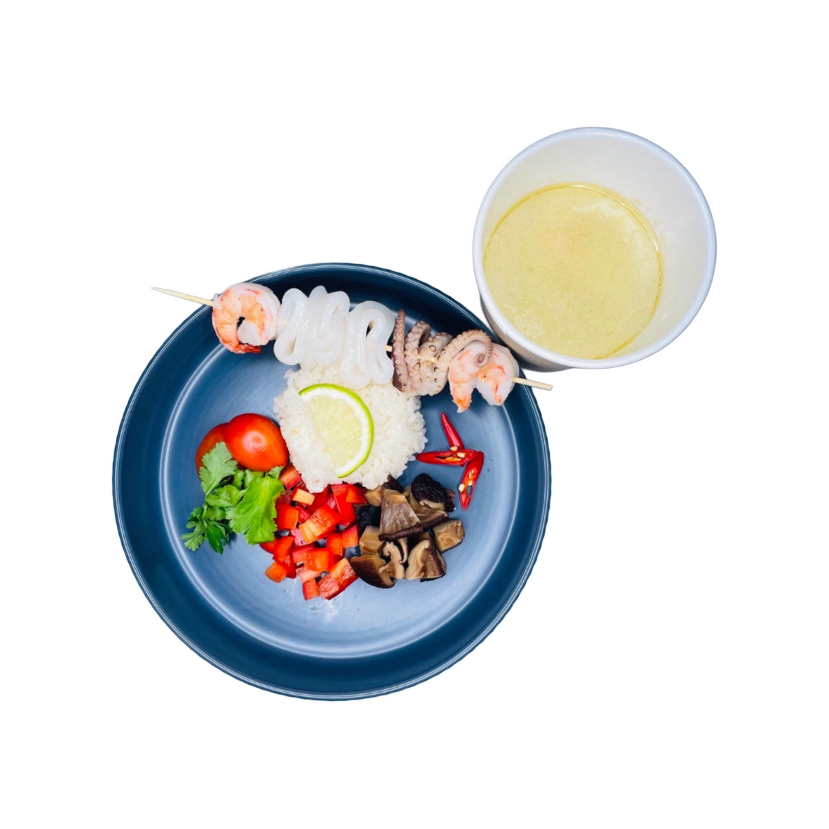 Том-кха с морепродуктами