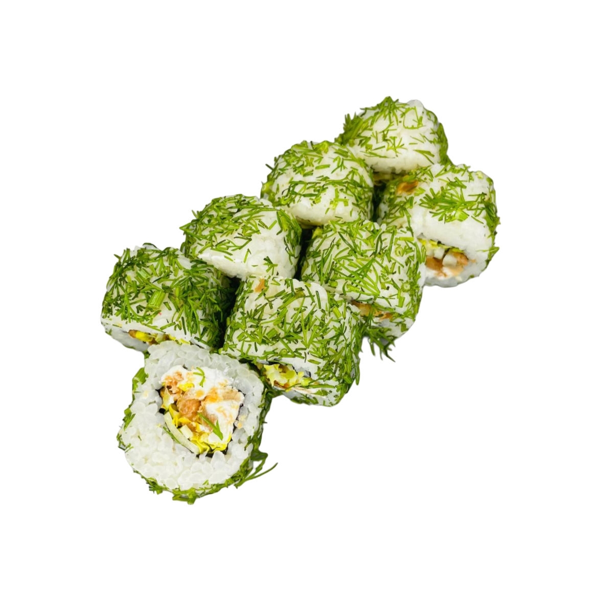 Ролл лосось терияки.