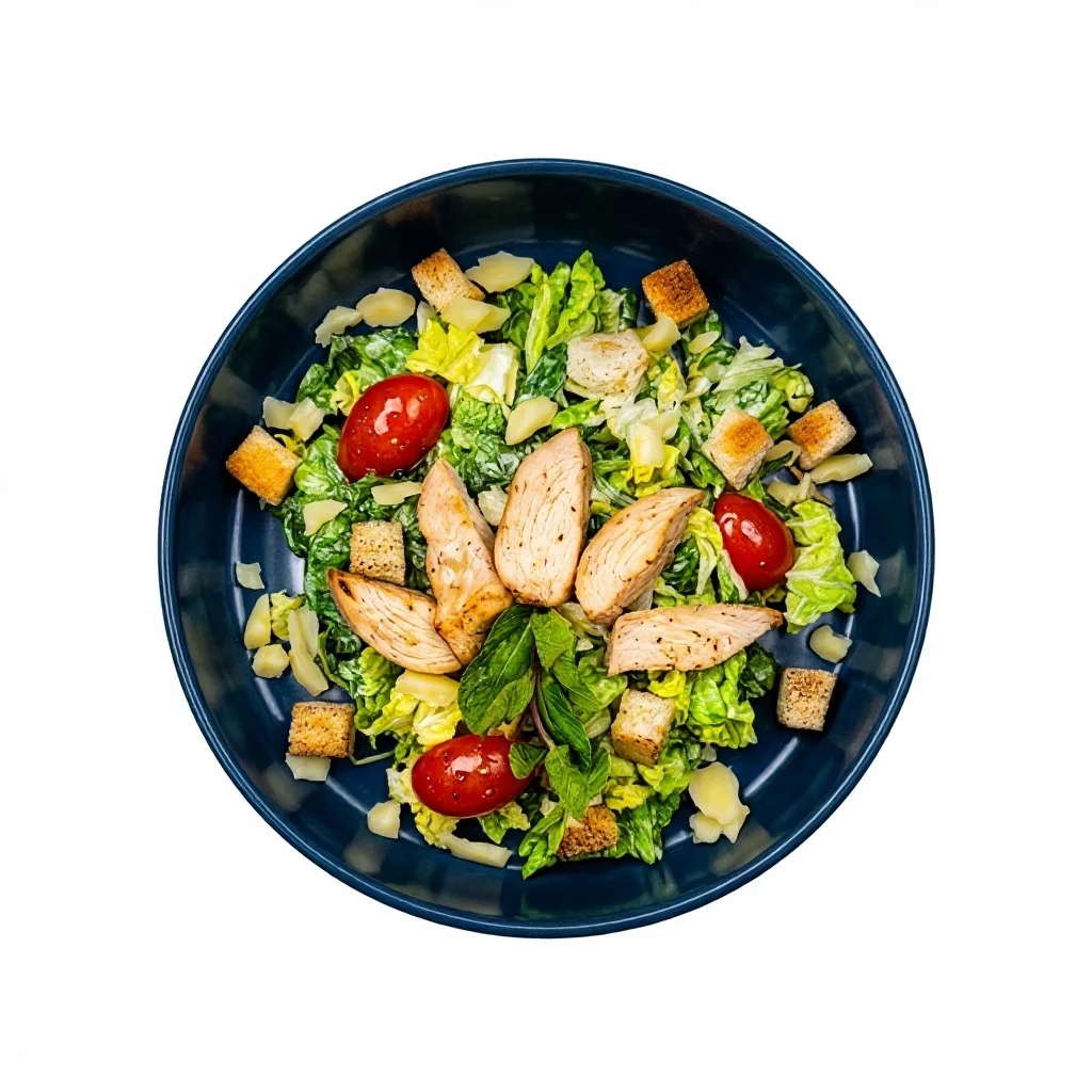 Салат цезарь с курицей